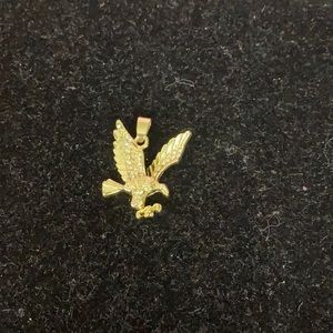 - Gold Overlay Eagle Pendant